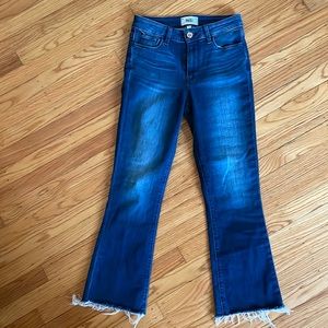 Paige Colette crop flare jeans size 26